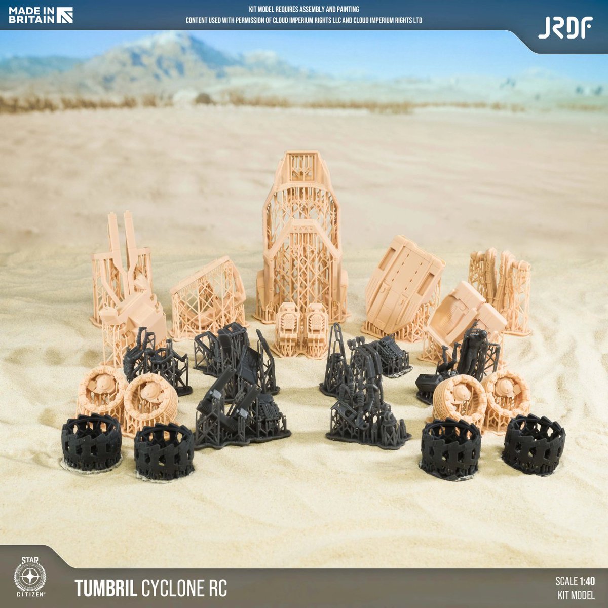 JRDesFab's tweet photo. Who loves racing in #starcitizen?ποΈ
Get the fastest Cyclone this side of Daymar in 1:40 Scale from JRDF π
π https://t.co/Nu62NNkjjG
#kitmodel #StarCitizen https://t.co/LoQvfzlVlt