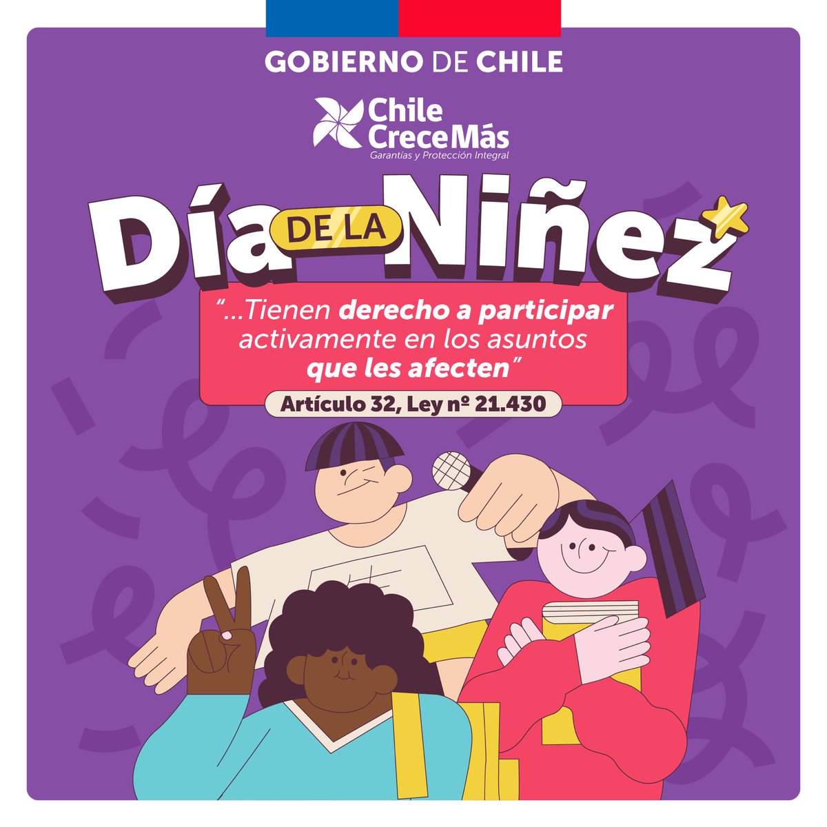 ¡La opinión de las infancias importa! En este #DíaDeLaNiñez, reafirmamos nuestro compromiso con la promoción y protección de los derechos de niñas, niños y adolescentes. Presentes por un mejor futuro.