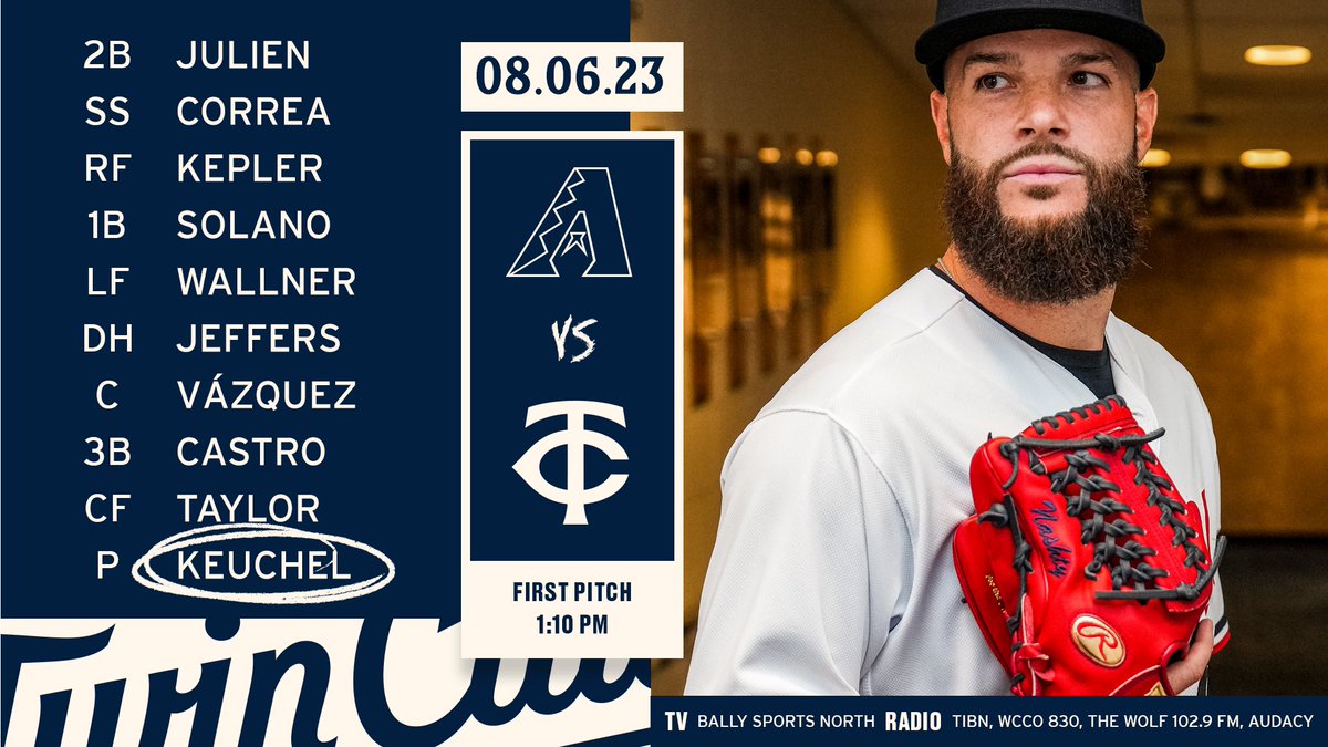 Dallas Keuchel makes his #MNTwins debut for the series finale.