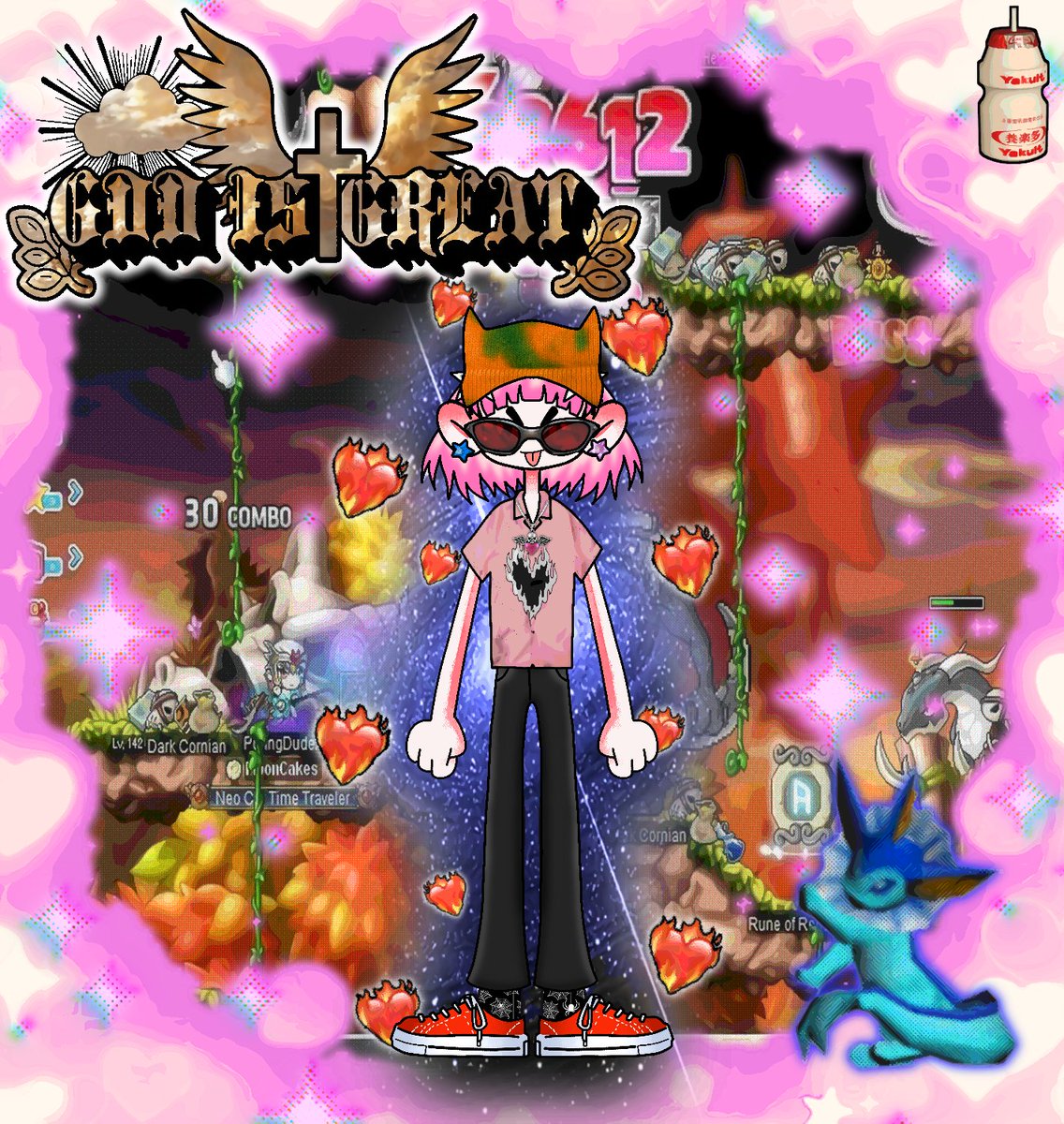 maplestory background 🍄
god is great 👼
rare yakult 💊