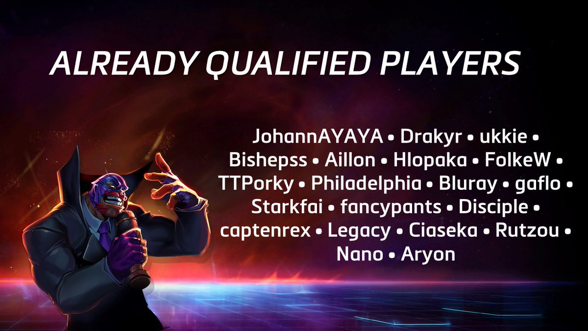 Over the past two events, we have had a whopping 50 high level games, and a lot of players are already 
qualified for the player pool! 

Tune in for more games tonight at 19:00 CEST!
