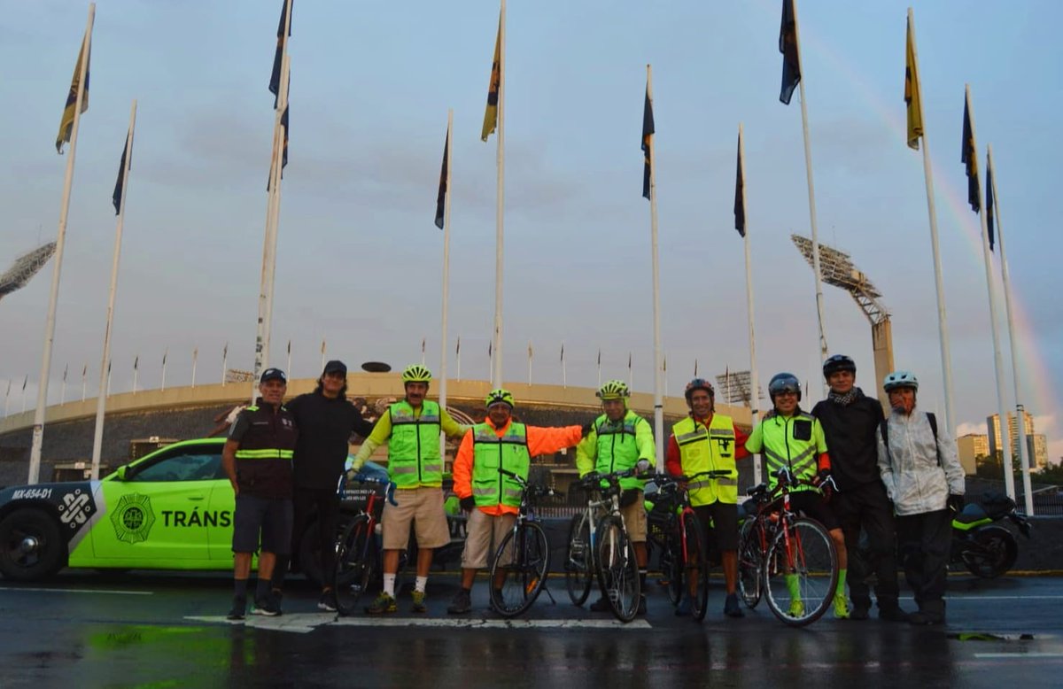 🏃🏽‍♀️🏃🏾¡Se respira el Maratón de la Ciudad de México <a href="/Telcel/">Telcel</a>! 🤗. 

Este domingo se realizó la medición y marcaje de kilómetros de la ruta del Maratón a realizarse el 27 de agosto, del Estadio Olímpico Universitario al Zócalo.
