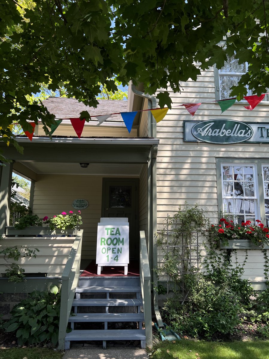 Open today with extended hours (1:00-4:00pm), drop in for a spot of tea and homemade biscuits!