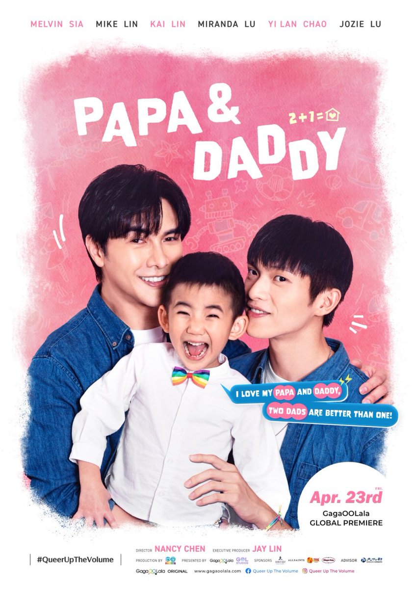 1EpisodioPorDia's tweet photo. @LianhuaF #PapaAndDaddy (2021, 6 eps) com Melvin Sia, Mike Lin, Lin Kai Yi. Um bl sobre a vivência de um casal homoafetivo numa relação estável que resolveu ter um filho por meio de barriga de aluguel.
Onde assistir: @LianhuaF
Período: 07/08 a 12/08 https://t.co/bZTgV3XYYu