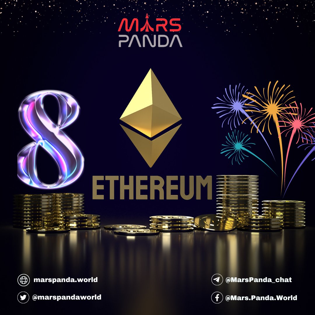 Happy 8th Birthday, Ethereum! 🎂

🎉 Join the celebration of the blockchain that reshaped trust, transparency, and the future of technology. 

Read more:
medium.com/p/77230d273bfa

#MPT #Ethereum #Blockchain #Decentralization