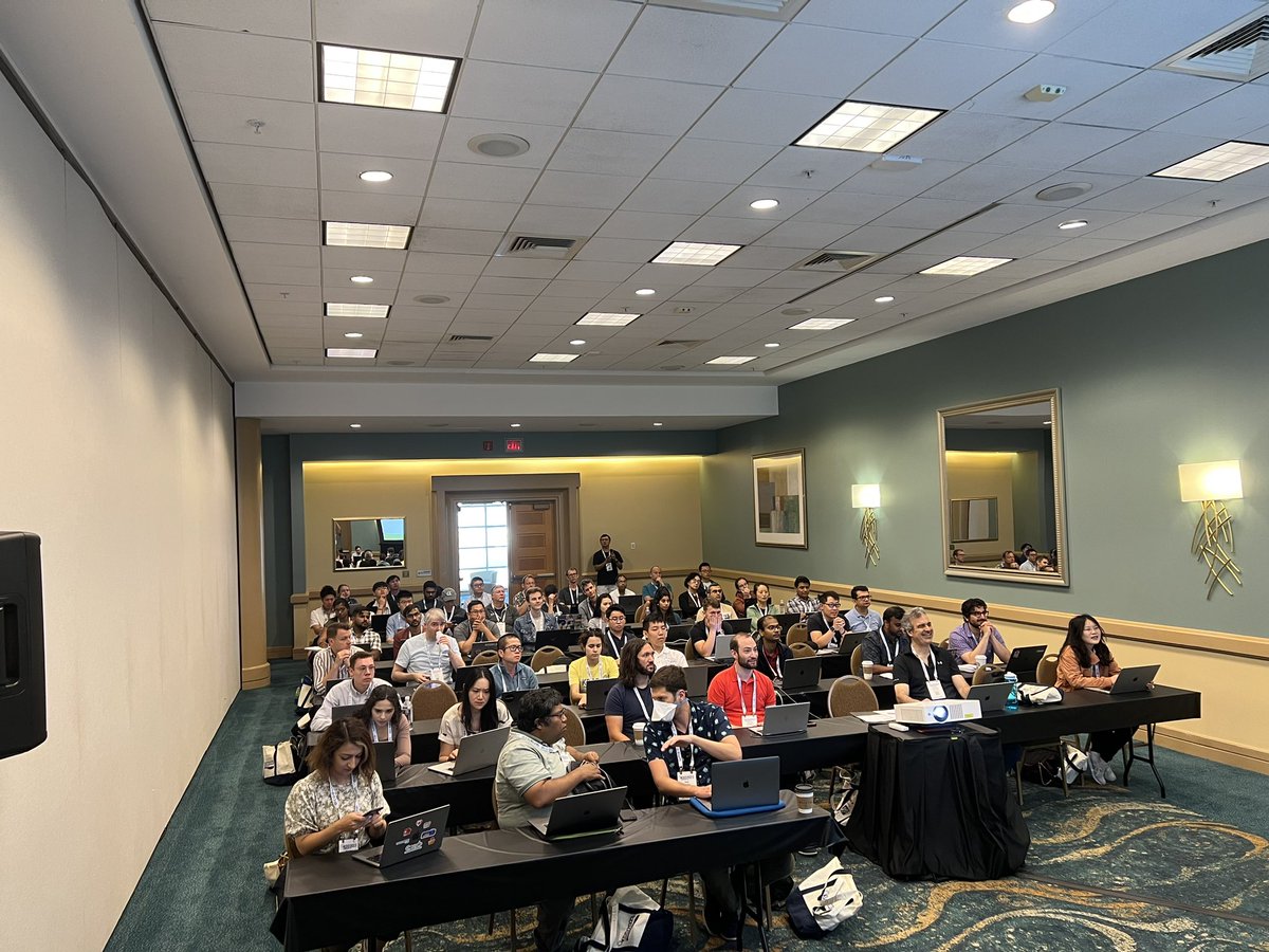 Packed room for TFGNN tutorial today at #KDD2023!