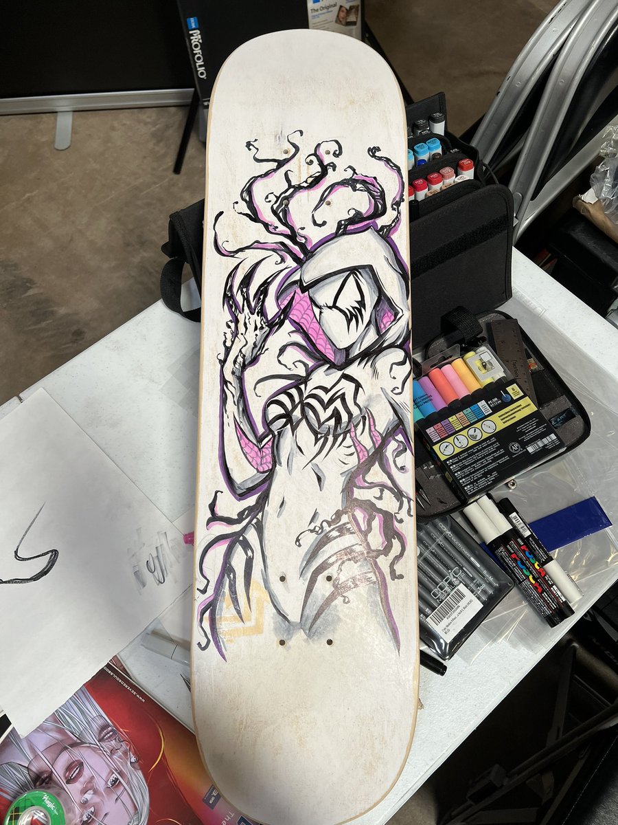 jdgillespiejr's tweet photo. Venomized Spider Gwen on a skateboard commission
-
-
-
#venom #venomized #gwen #spidergwen #spidergwenvenom #venomspidergwen #comicart #comics #comicbooks #skateboard #sketch #scribble #commission #severedsoulscomic #dimensioncomics https://t.co/675mCD74As