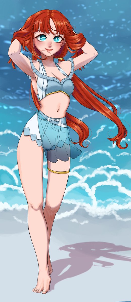 blooopiee's tweet photo. As summer ends, Nilou bids it farewell 🌊🌊
#Nilou #GenshinImpact https://t.co/c9xo2TeTPy