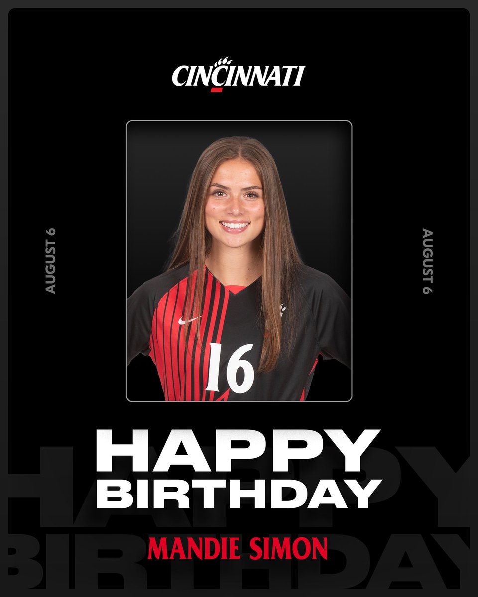 HBD to Mandie Simon!! 🎉

#Bearcats | #WePlayFor3