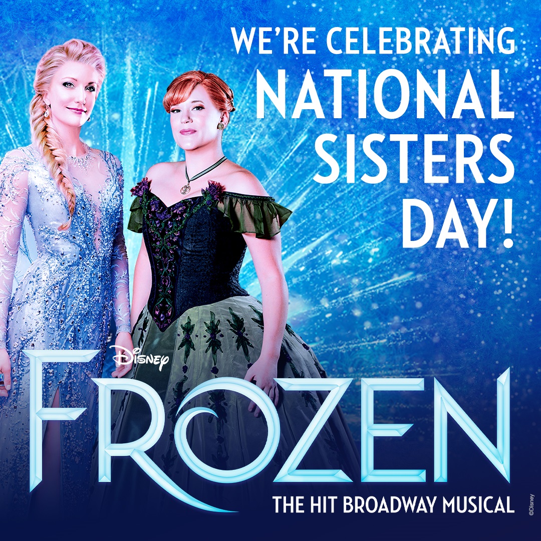 Today we celebrate the importance of sisterhood and the special bond between sisters like Anna and Elsa 💙 💙 

#NationalSistersDay

📷: <a href="/FrozenBroadway/">Frozen the Musical</a>