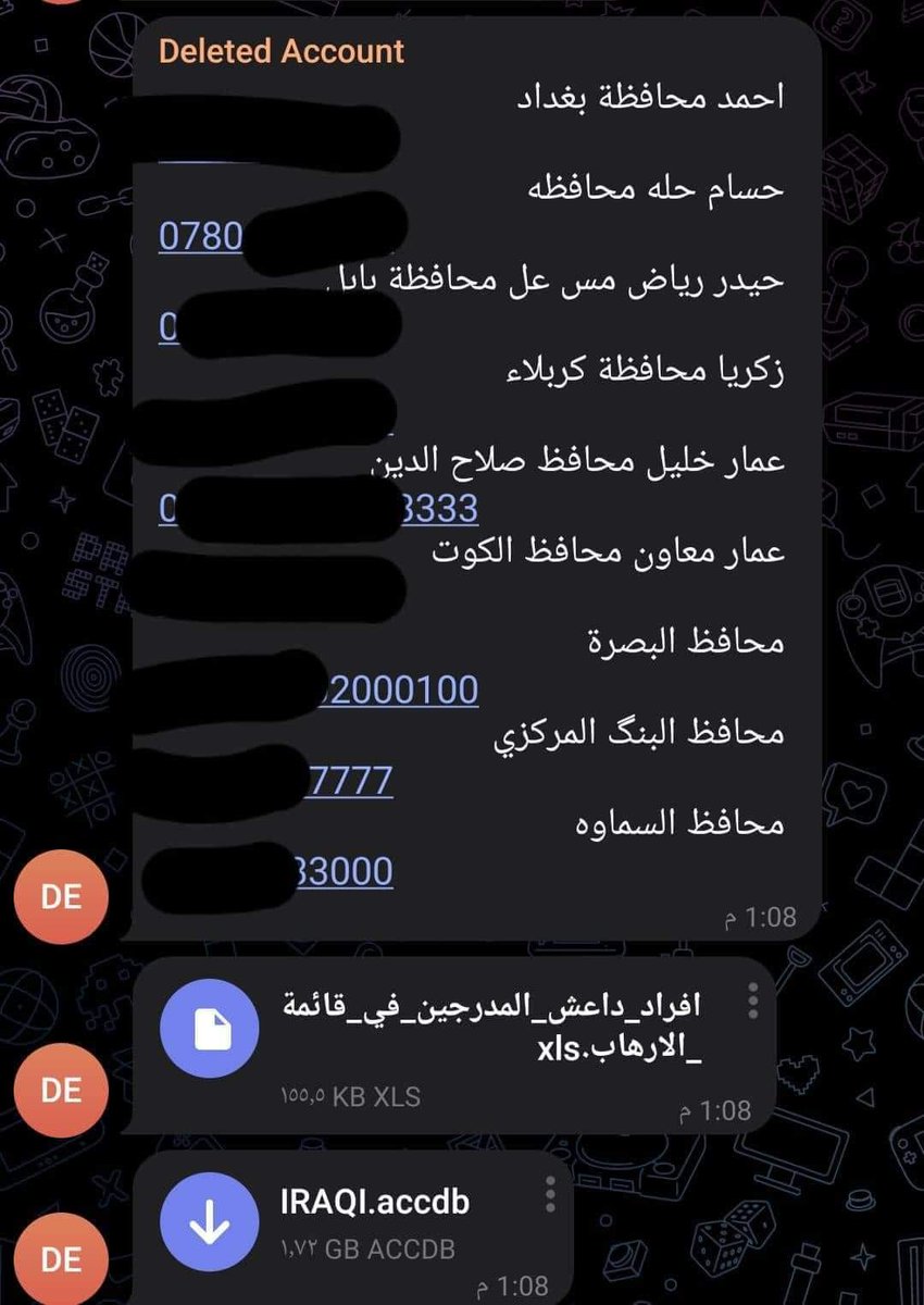 RusslyA's tweet photo. ليش انغلق التليغرام؟

تفضل أغاتي، أمن الدولة كله متسرب بي، هاي من تحط موظفين وضباط بالدولة بالمحسوبية والطائفية الزفرة مالتكم.

عظم الله لكم الأجر مولاي.. https://t.co/hCSkrwwtP0