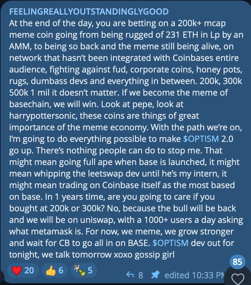 $OPTISM 2.0 is on BASE tweet media