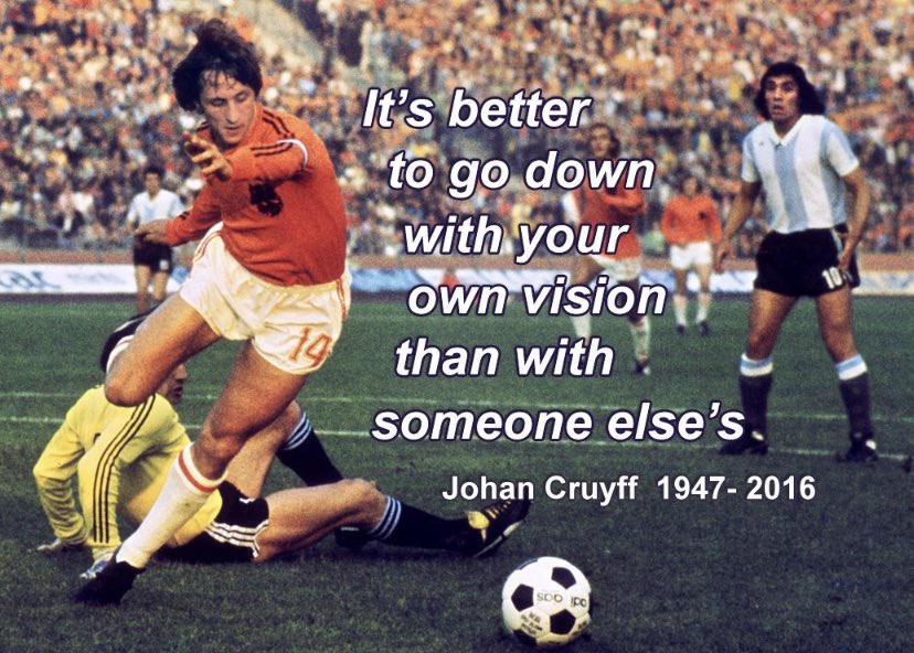 Salisburyrovers's tweet photo. We say we want  intelligent footballers but too often we see adults  metaphorically “kicking” every ball for players, directing every move on. 

This feeds the fallacy of “right” answers, and removes the very reason why most play. The joy of self-expression. 

Be yourself! https://t.co/s3t0V2RJaX