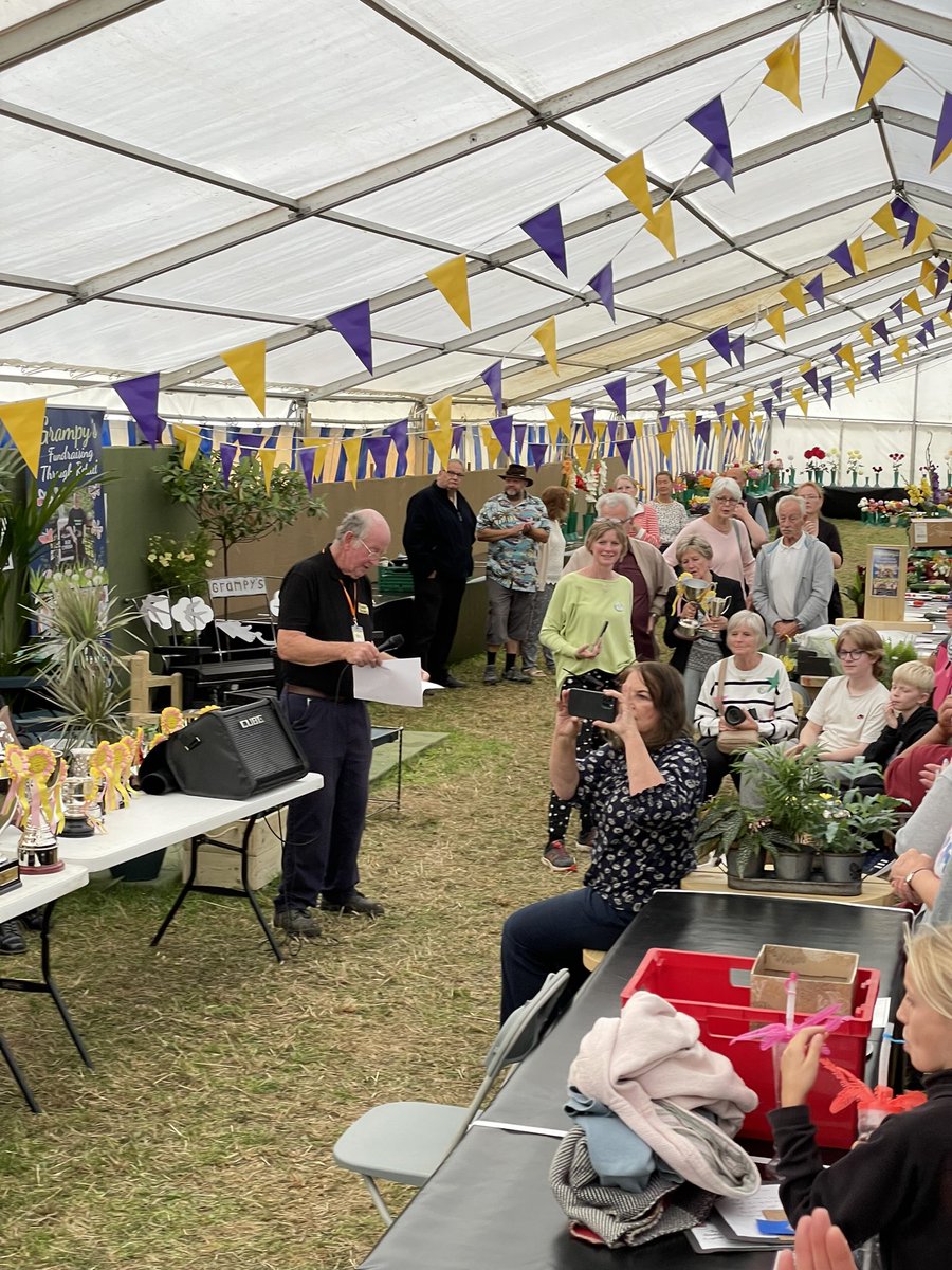 The show is drawing to a close with the prize presentations and auction of produce. Thanks to everyone who came to support today!!