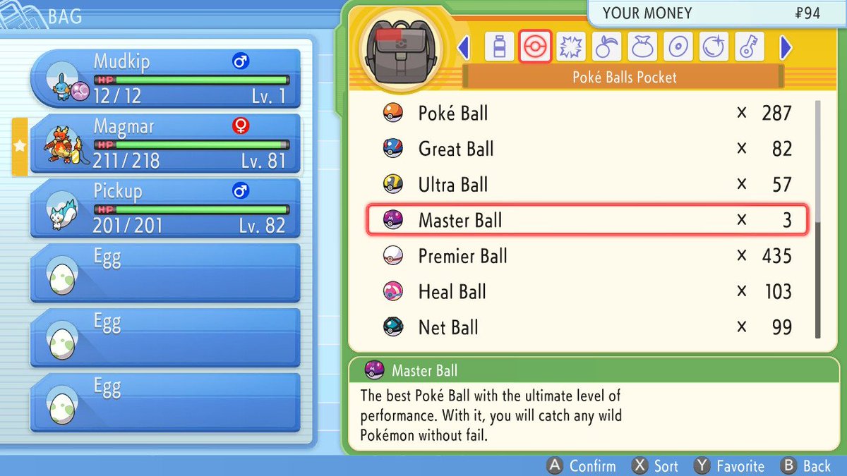 SammieAran's tweet image. Got my SECOND masterball from the Jubilife City Lottery today around 4,035 hours into #pokemonshiningpearl!

I keep having people *assume* #BDSP is my favorite @Pokemon game...now why would you all think that 🤔 😅

#pokestreamer #pokemonfan #videogame