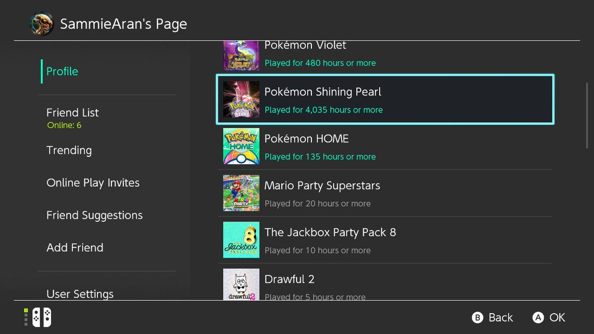 SammieAran's tweet image. Got my SECOND masterball from the Jubilife City Lottery today around 4,035 hours into #pokemonshiningpearl!

I keep having people *assume* #BDSP is my favorite @Pokemon game...now why would you all think that 🤔 😅

#pokestreamer #pokemonfan #videogame