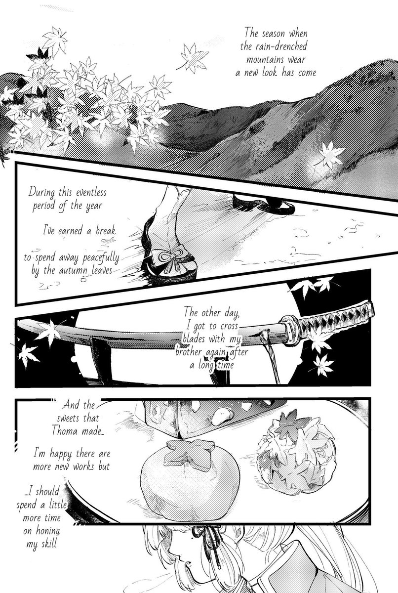 tortillamatioka's tweet photo. My follower kindly translated this🍁🌸　comic into English~~Thank you so much! 
Please access the links below to see full version ↓
#kazuyaka - Autumn volume - tortillamatioka  #poipiku https://t.co/rRJR7BompR https://t.co/Cjw2kkG8sR