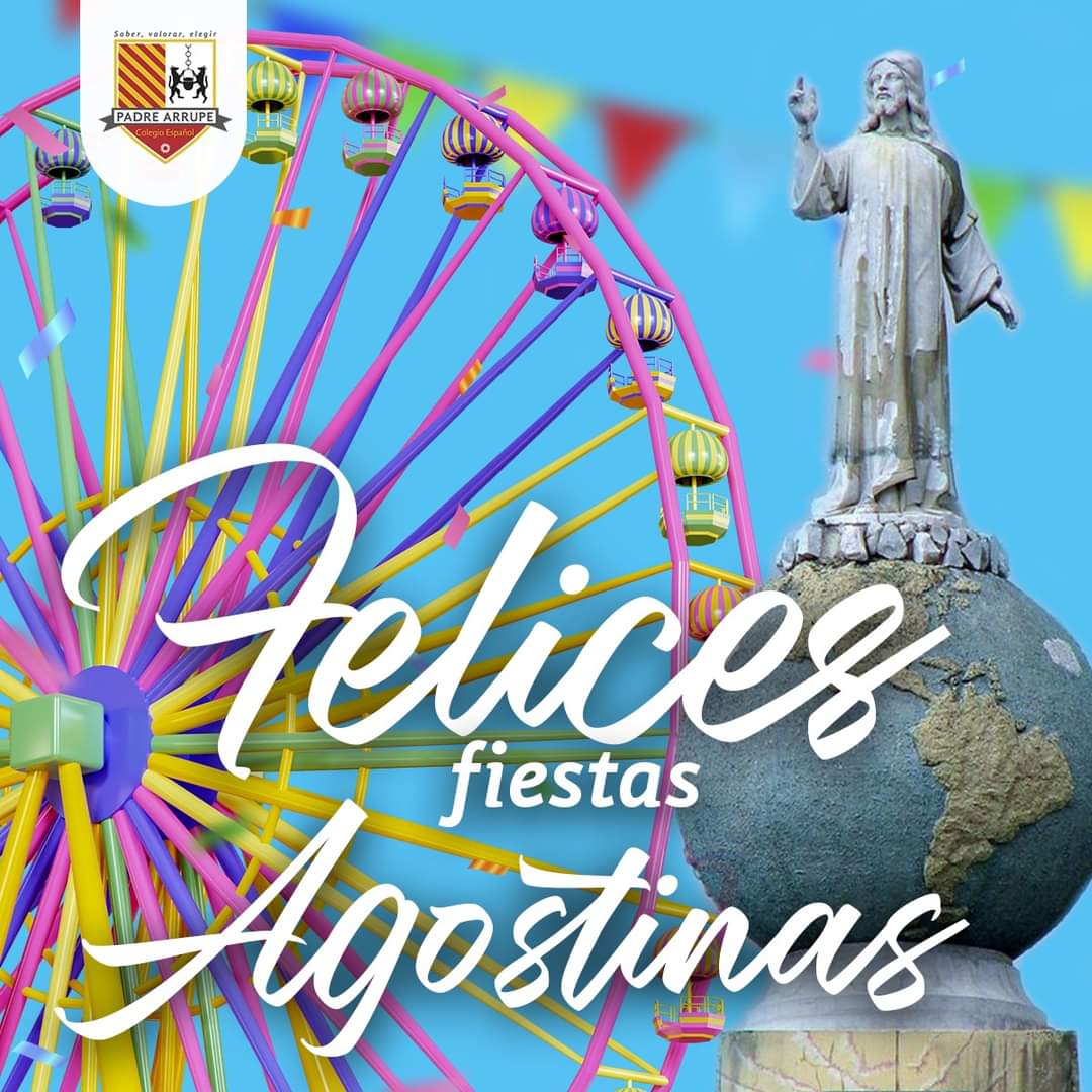 IrisVirginia11's tweet photo. ¡Felices fiestas en honor al Divino Salvador del Mundo! 🎡🎢🎊🥳
  
#SomosArrupe https://t.co/DmWVj9ZZAL