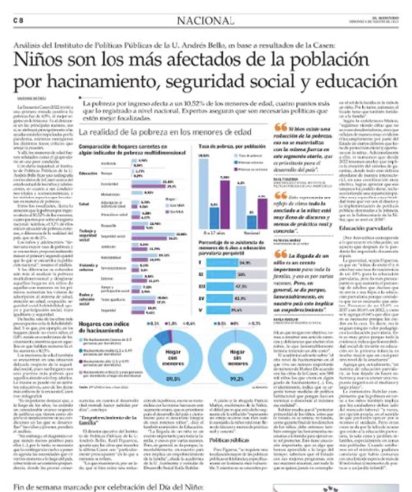 Raúl Figueroa Salas (@raulfiguersa) on Twitter photo Análisis del <a href="/ippunab/">Instituto UNAB de Políticas Públicas</a> sobre Casen 2022 profundiza en la situación de la niñez en Chile y la necesidad de fortalecer las políticas públicas en ese ámbito. 👇 Análisis del <a href="/ippunab/">Instituto UNAB de Políticas Públicas</a> sobre Casen 2022 profundiza en la situación de la niñez en Chile y la necesidad de fortalecer las políticas públicas en ese ámbito. 👇