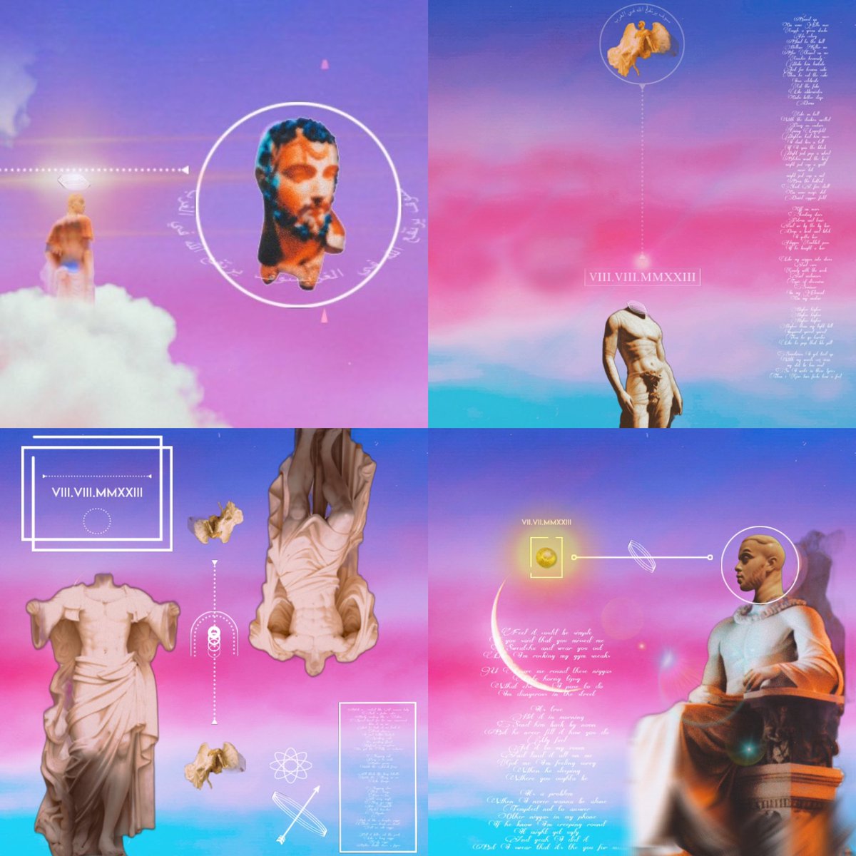 BAMBIHANNA_'s tweet photo. so proud of my #UNTITLEDIV rollout art! all created by yours truly! Wait till y’all see the cover!! https://t.co/MhXk1SFFkf