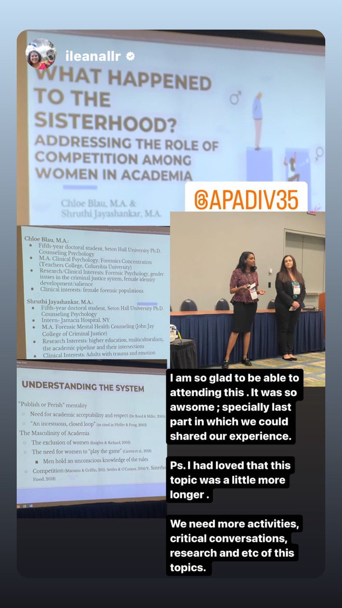 APAdiv35's tweet photo. More highlights from different Division 35 events at the APA Convention 2023.
.
.
.
#APA #APAConference #APA2023 #YouBelongHere #YouShouldBeHere https://t.co/QAaY58kd9b