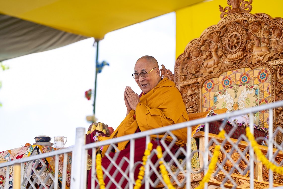 There will be live webcasts of His Holiness the 
#DalaiLama's visit to Lamdon Model Senior Secondary School in the Himalayan region of Leh, Ladakh, India tomorrow August 7, 2023.His Holiness will give a short teaching on Geshe Langri Thangpa's "Eight Verses of Training the Mind".
