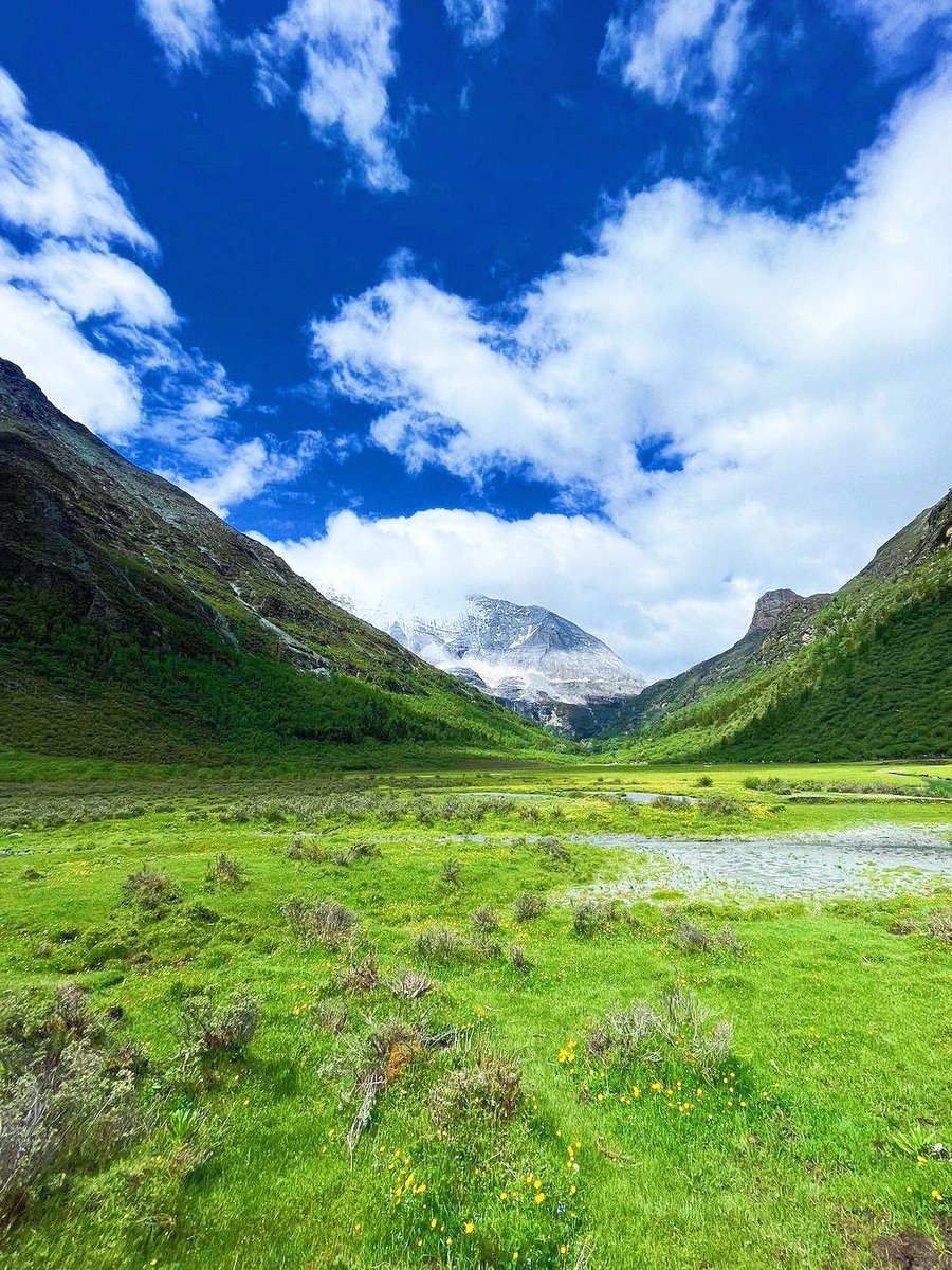 daversifier's tweet image. The scenery is really so beautiful and healing, it's like a wonderland! #hiking #photography #beauty #enjoy #fun #enjoylife  #bluesky  #whiteclouds #grassland #nature