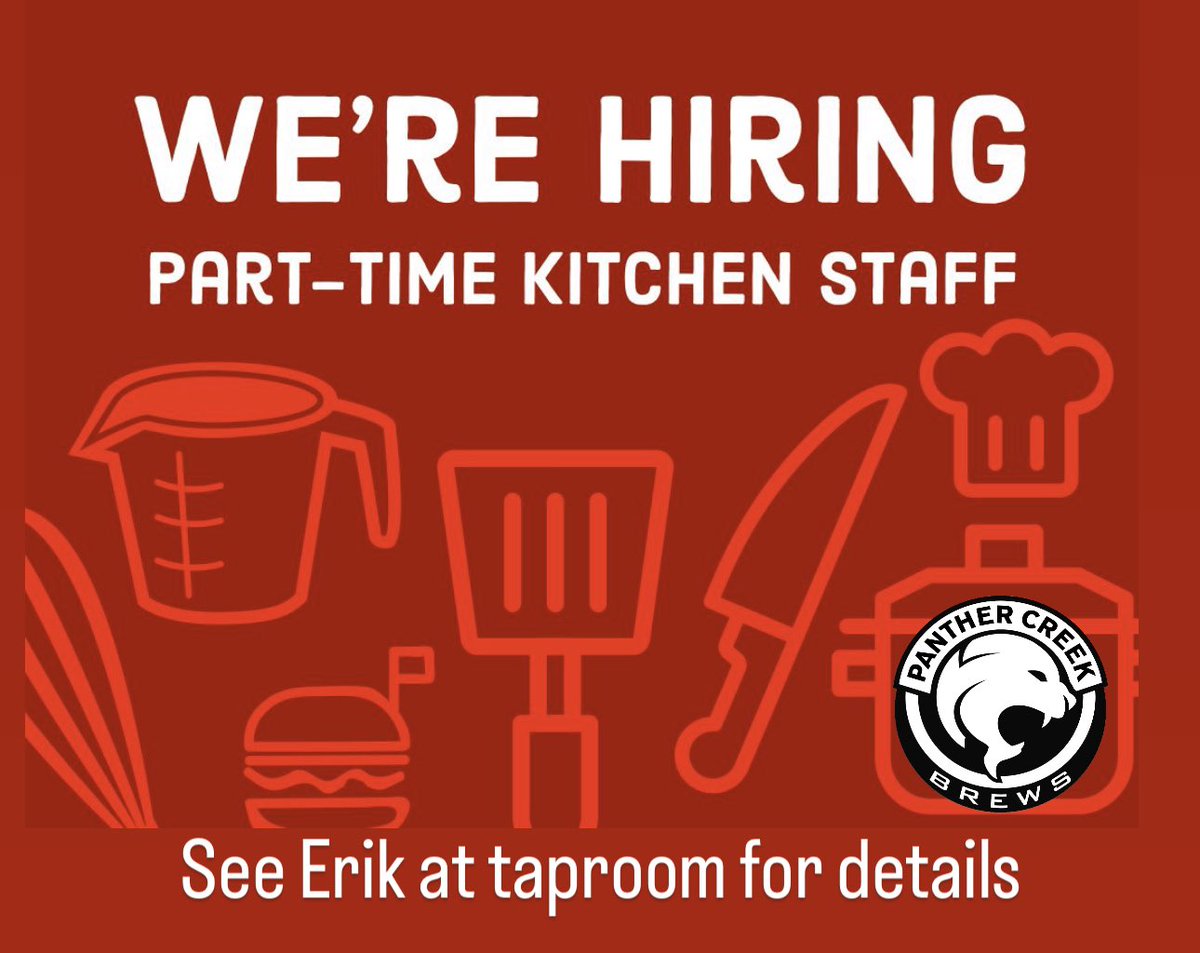 PCbrews's tweet image. See Erik at Panther Creek brews