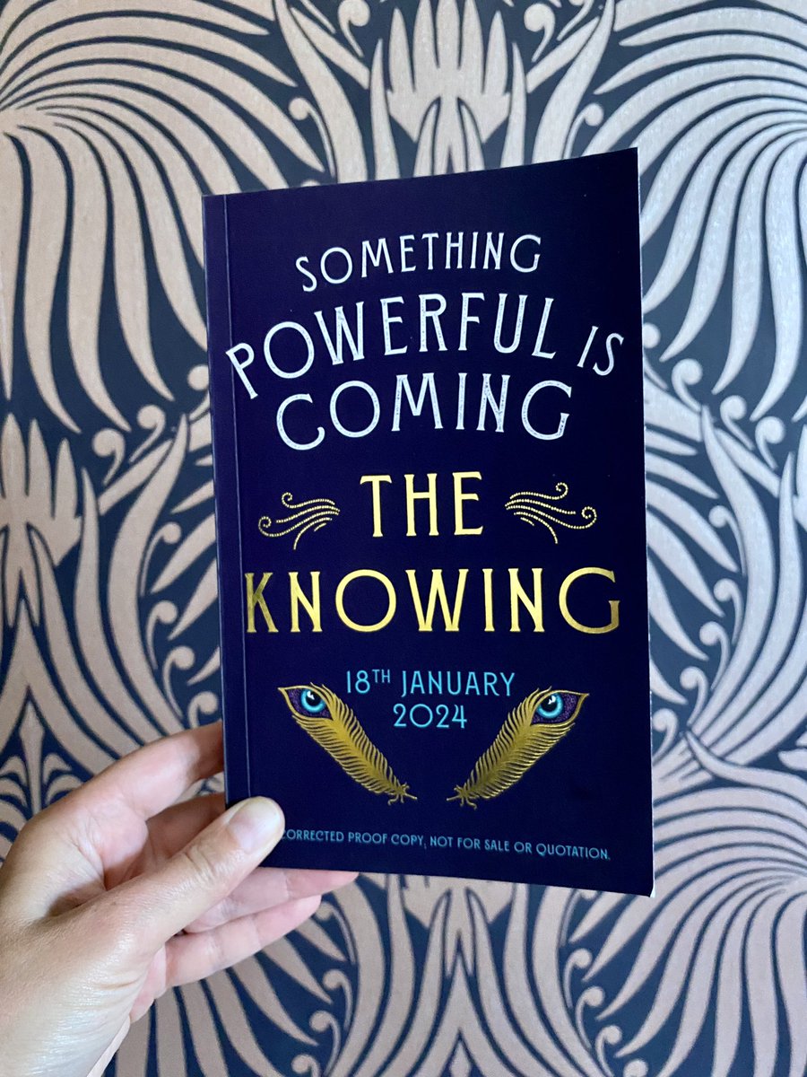 Proofs are in of this raw and powerful first novel from @EmmaLouisePH. If you are a fan of gothic, historical fiction, characters that won’t let you go and dark underworlds then this is your must read for 2024! #theknowing #somethingpowerfuliscoming #debutfiction