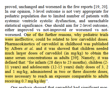 CardioCaribeMx's tweet photo. #Carvedilol en Pediatría
Falla cardiaca con FEVI⬇️
⬇️💀
🤎Variabilidad en diagnósticos – etiología
❤️Dosis máxima 0.2-1.0 mgkgdia
💔sin beneficio en ventrículo derecho sistémico
DOI: 10.2174/1574887109666140908125640
#metaanalisis https://t.co/Gl5pDUa4sO