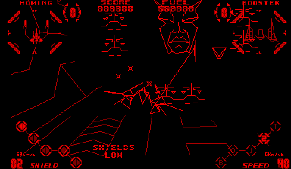 BuscandoElWarp's tweet image. El juego del día: #RedAlarm (#VirtualBoy)
Creador: #TESOFT 1995
Después de la guerra de 70 años el sistema inteligente "KAOS" ha decidido acabar con la humanidad.
Tal como Fox McCloud debemos pilotar la nave "Tech-Wing" para destruir las fuerzas de KAOS y finalmente su mainframe.
