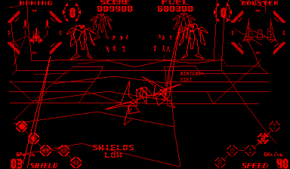 BuscandoElWarp's tweet image. El juego del día: #RedAlarm (#VirtualBoy)
Creador: #TESOFT 1995
Después de la guerra de 70 años el sistema inteligente "KAOS" ha decidido acabar con la humanidad.
Tal como Fox McCloud debemos pilotar la nave "Tech-Wing" para destruir las fuerzas de KAOS y finalmente su mainframe.