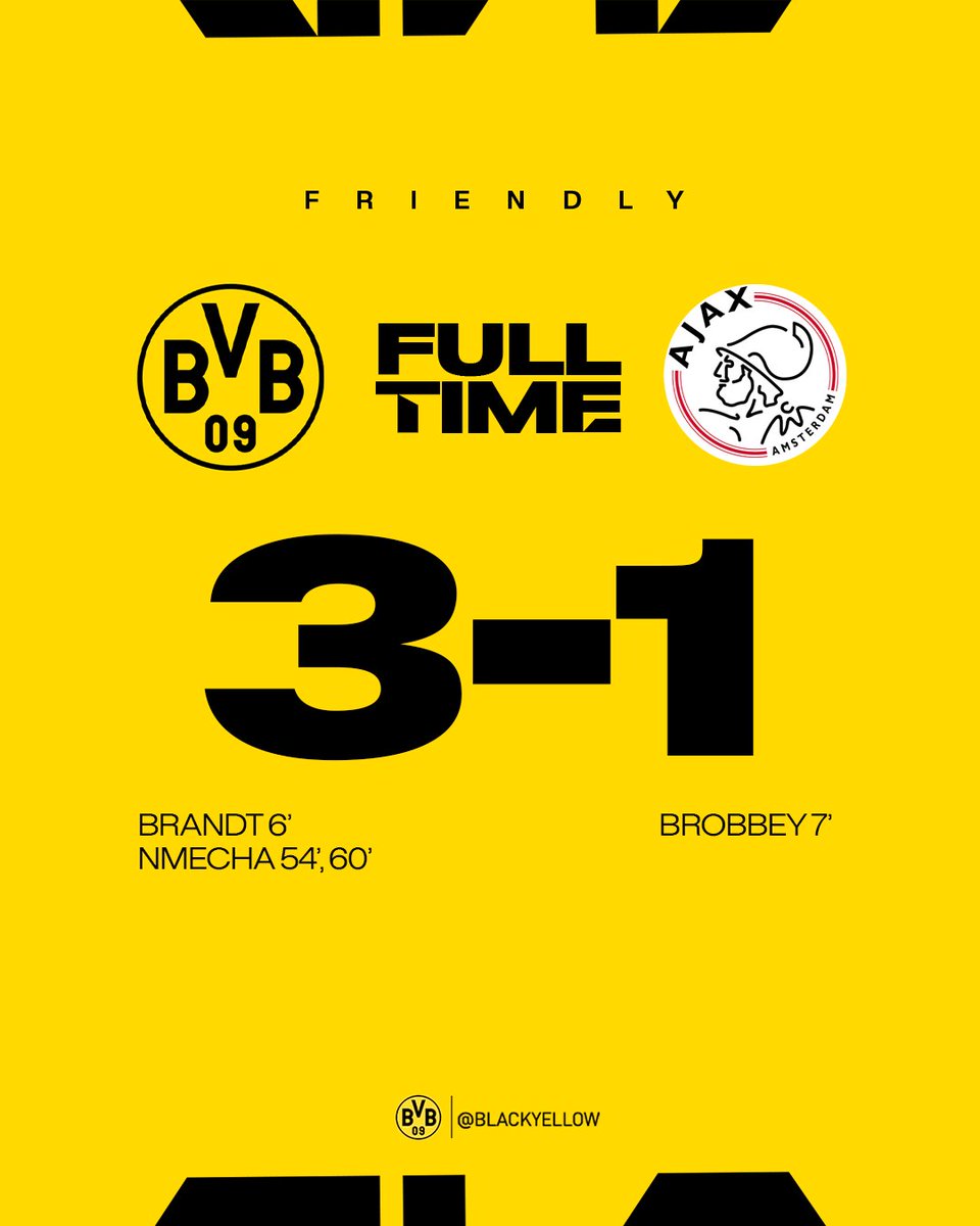 Preseason comes to a close with a W 🗣️

Next: Pokal 👊