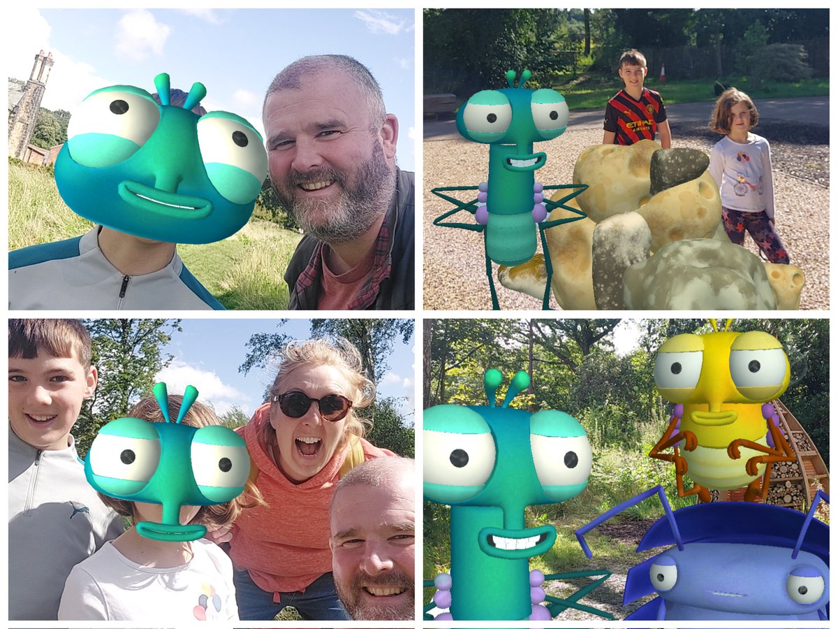 Brilliant afternoon at <a href="/RHSBridgewater/">RHS Bridgewater</a> helping Lloyd and his friends find The Grand Bug and Pest Hotel in <a href="/aardman/">Aardman</a>'s #LloydOfTheFlies 🦗🐛🪰🪲