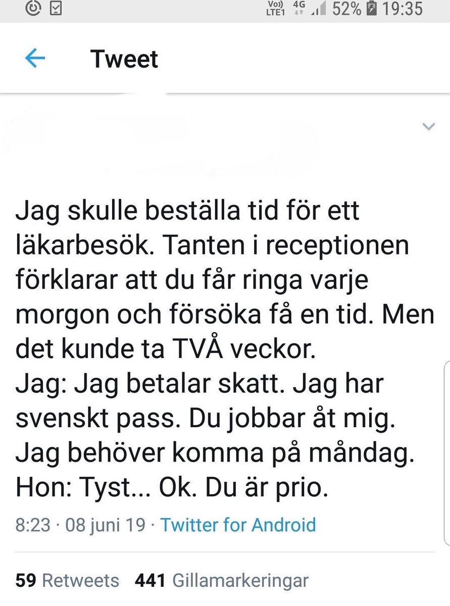 Saker som inte hänt tweet media