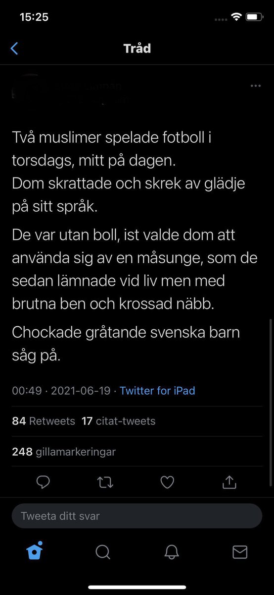 Saker som inte hänt tweet media