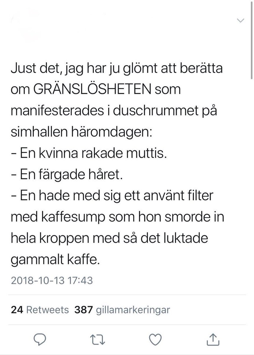 Saker som inte hänt tweet media