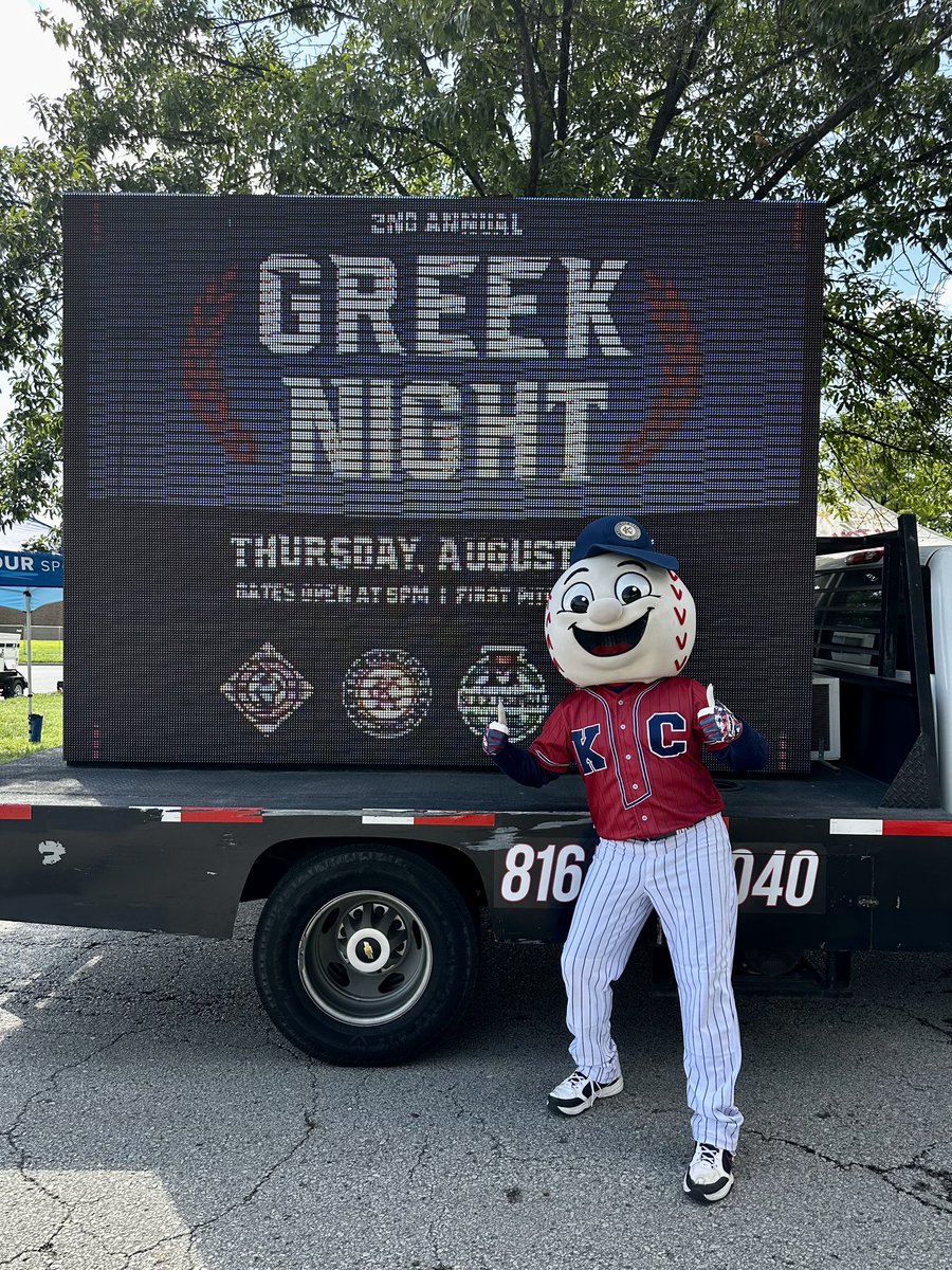 Monty had a great time hanging out with everyone yesterday at the Heart of America Hot Dog Festival and our friends at the Negro Leagues Baseball Museum. Get your tix for HBCU Greek Night at Legends Field on August 17th. 20% of all tickets go toward the @NLBMuseumKC expansion!