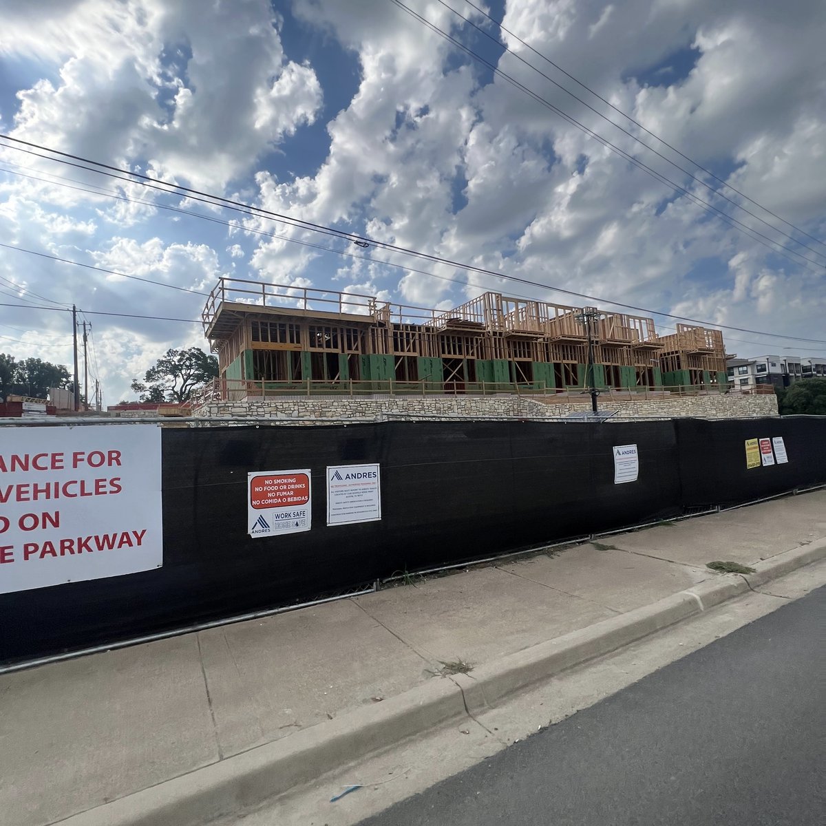 BuildANDRES's tweet photo. Magnolia Scofield taking shape! If you drive by an ANDRES project...snap a picture and send it to us via DM for a chance to be featured! https://t.co/v9EW3W5hTv