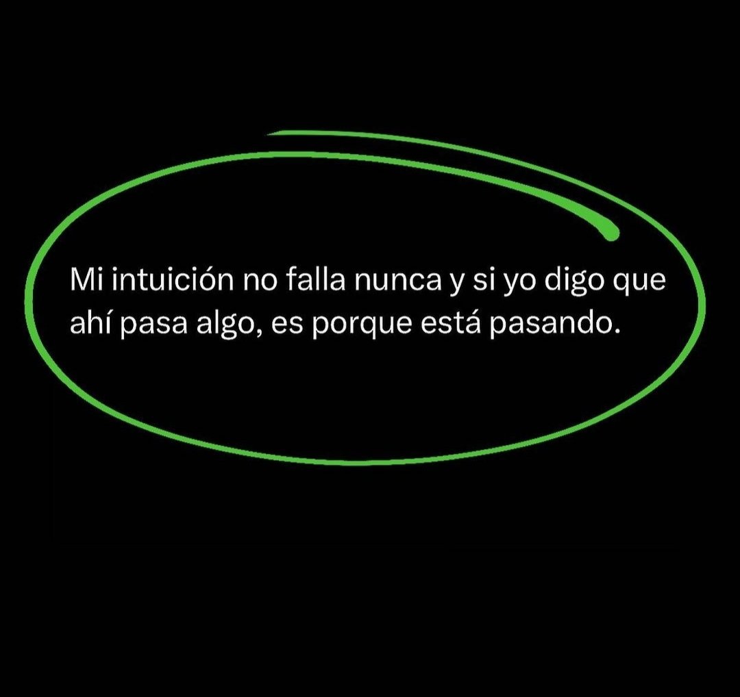 Si algo no te vibra hazte caso