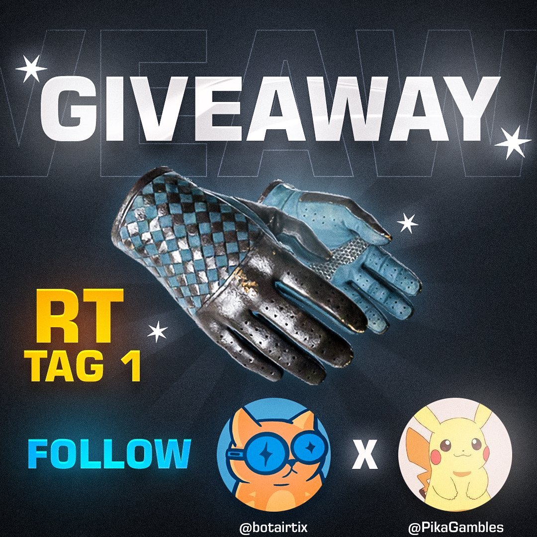 PikaGambles's tweet photo. 🚨 $100 Driver Gloves Lunar Weave Giveaway

To Enter:

➡️ Follow @botairtx &amp; @PikaGambles 
➡️ Like, RT 
➡️ Tag a Friend

Winner Rolled in 7 Days ⏰ https://t.co/xBsNMJLgbc