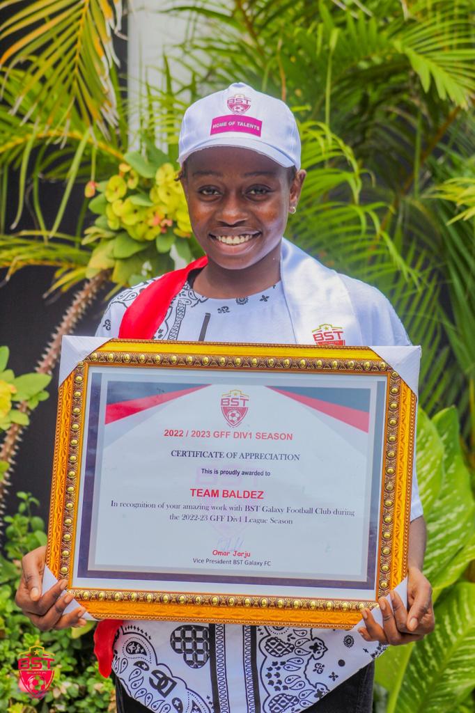teambaldezz06's tweet image. From @bstgalaxyfc to @teambaldezz06 

 It was great working with you during the 2022-2023 football season. Baldezz Multi Média is committed to taking Gambia football to the next level through the media.

#BaldezMultiMedia #AwadsCeremoy #BstGalaxy