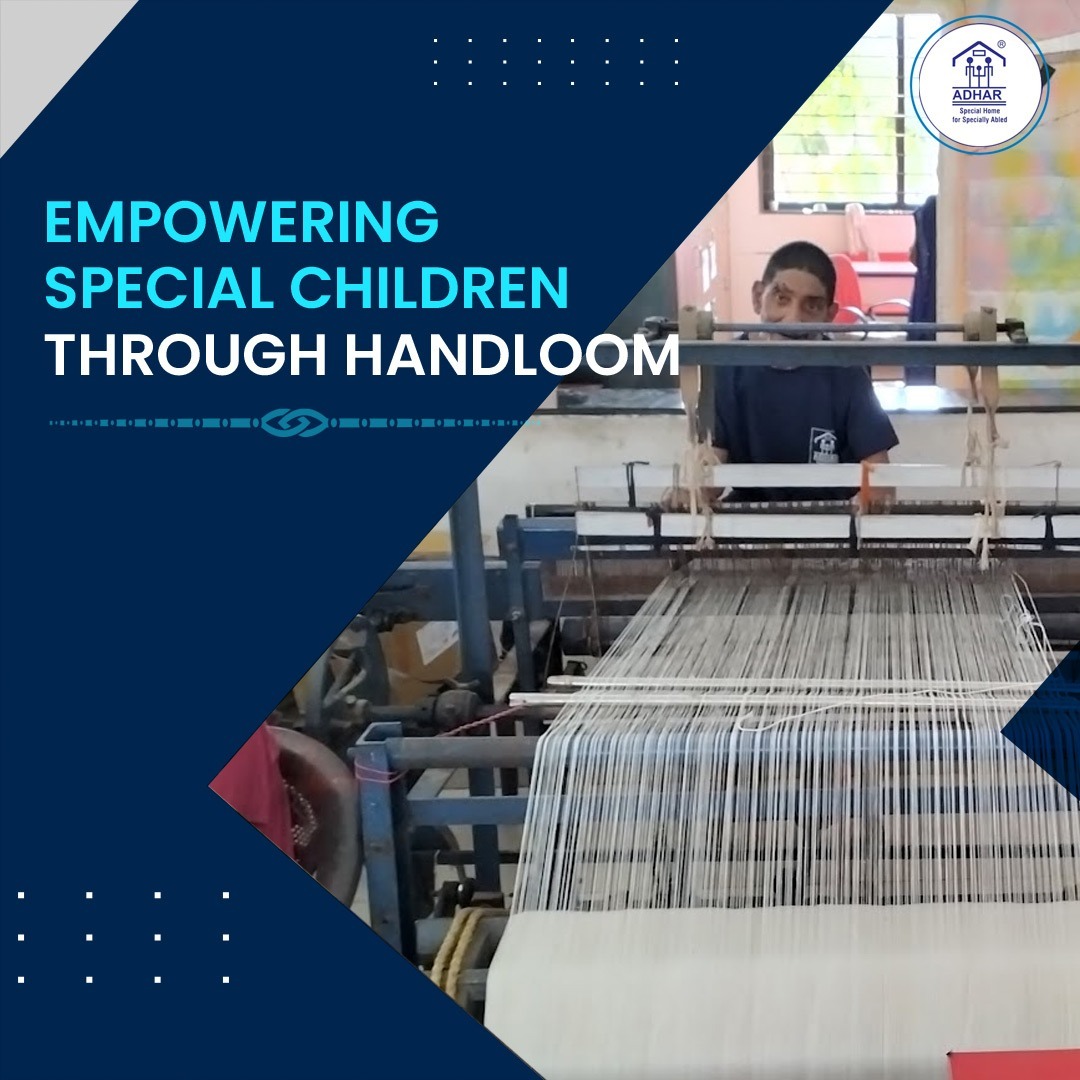 Let's come together to celebrate the beautiful art of handloom and empower special children at Adhar!

Join us in promoting #HandloomLove and spreading joy with our young talents.

#EmpoweringSpecialChildren #HandloomHeritage