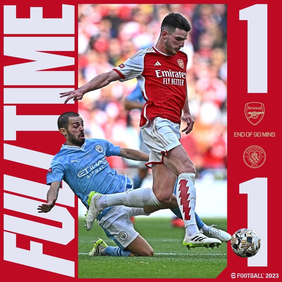PigiFlixAS's tweet photo. All square after 90 minutes at Wembley 🤝

The match will now be decided by a penalty shootout! https://t.co/BBCZDWiXys