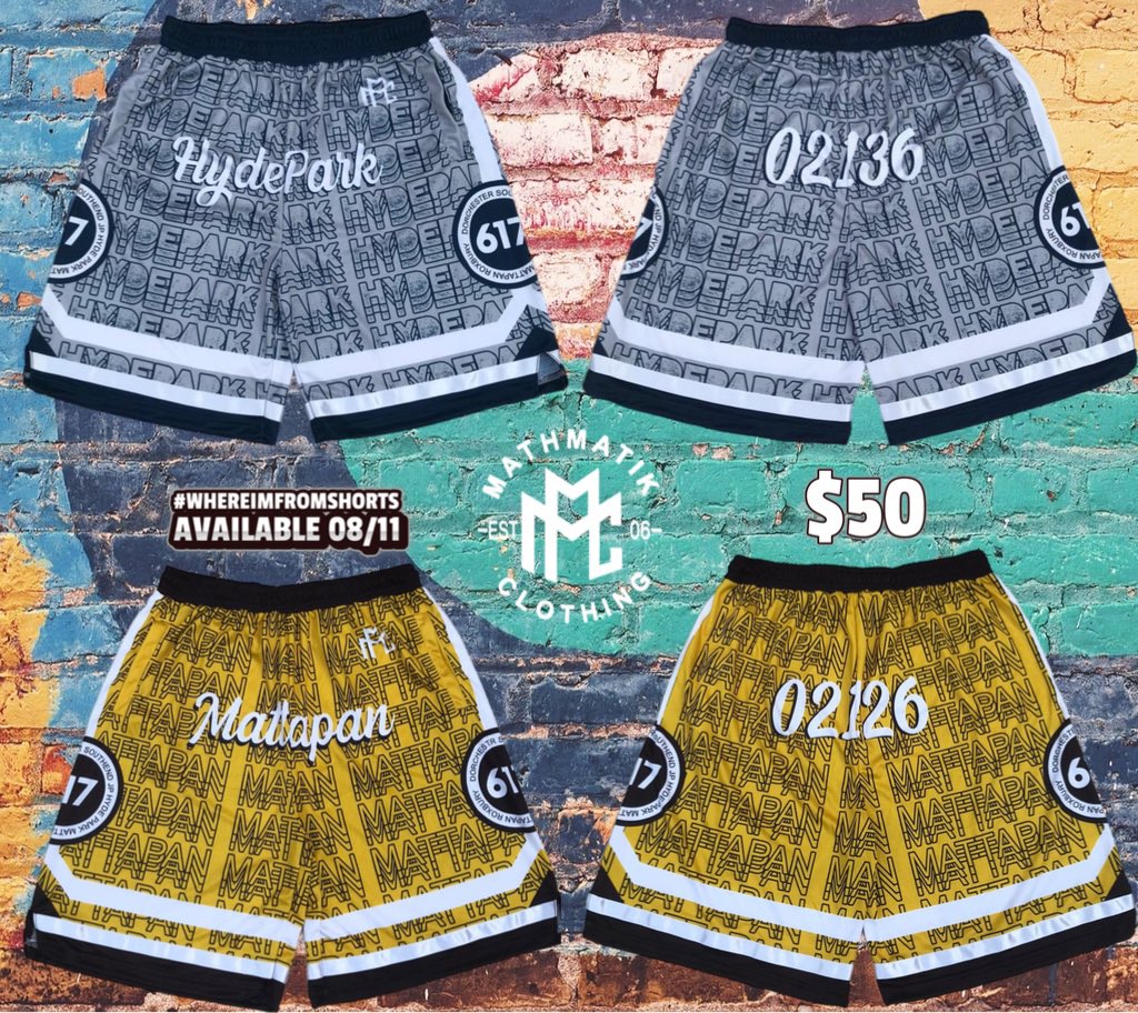 MathMatikClothn's tweet photo. Guess who’s back!!!!

Our #WhereImFrom Basketball Shorts
Are back in all new colorways! 

Available Starting this Friday 08/11/23! 
Sizes: S-3XL
Price: $50

All forms of payment available for purchase…

#MMC #MathMatikClothing #CrewLoveWeekEnd https://t.co/xONzoetQKA