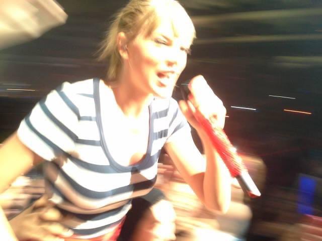 10 years ago today, I went to my first <a href="/taylorswift13/">Taylor Swift</a> concert. All of a sudden, security started lining the walkway in front of us, and we realized that she would be walking by us! Well, she was actually carried by us, and I got to high five her! Haven’t missed a tour since!