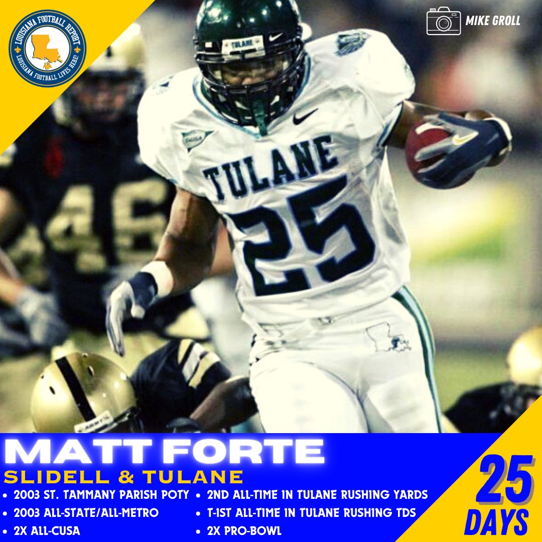 #25 DAYS UNTIL LOUISIANA HIGH SCHOOL FOOTBALL IS BACK!

GREATNESS STARTS IN #LAHSFB! 
(📸: Mike Groll)