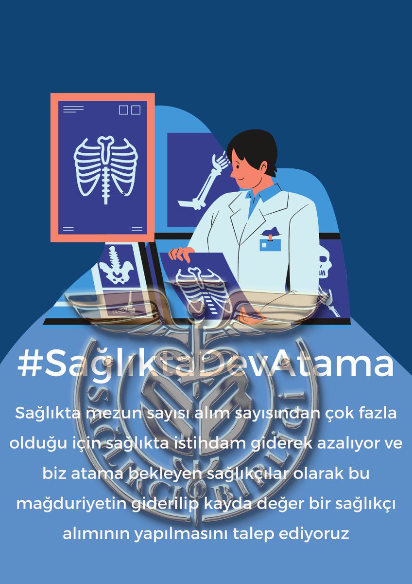 Sn Fahrettin Koca bizler yüksek puanlarla atanamayan mağdur sağlıkçılarız 
100 bin istihdam talep ediyoruz
<a href="/drfahrettinkoca/">Dr. Fahrettin Koca</a>
#SağlıktaDevAtama