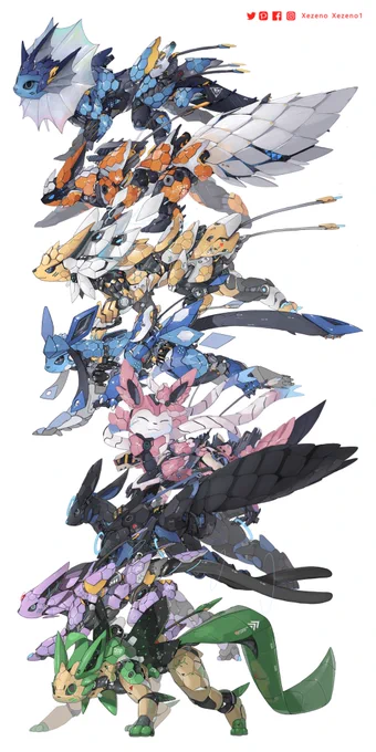 Mecha Eeveelution