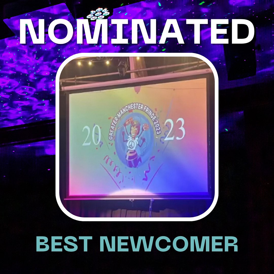 We had some lovely, unexpected news this week! A nomination for the Best Newcomer Award @gmfringe 💜🚀✨ 

This festival had 225 shows so to be nominated from our one performance there was a real honour! Thank you 🙏 

 #awardnominated #bestnewcomer #buildarocket #selfproduced